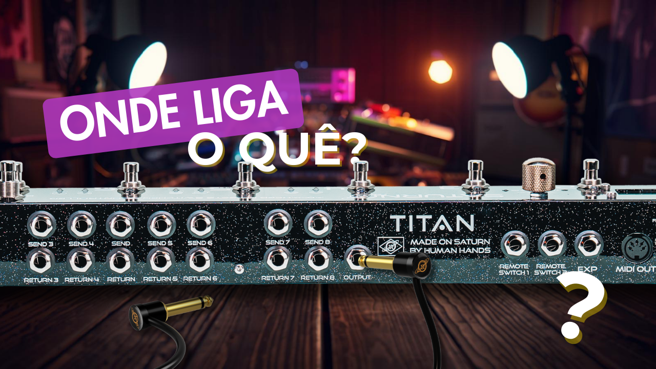 Como ligar tudo - Ligações de Sinal